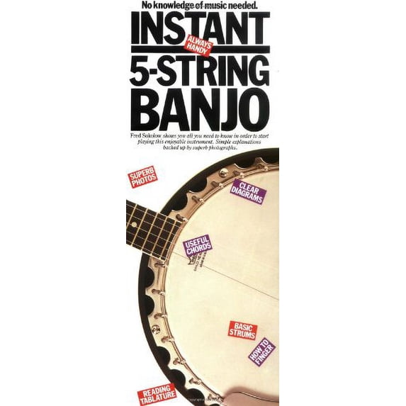 Pre-Owned Instant 5-String Banjo: Compact Reference Library (Paperback) 0825603056 9780825603051