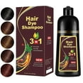 Instante Organic Natural Hair Dye, 500ML Permanent Brown Shampoo with