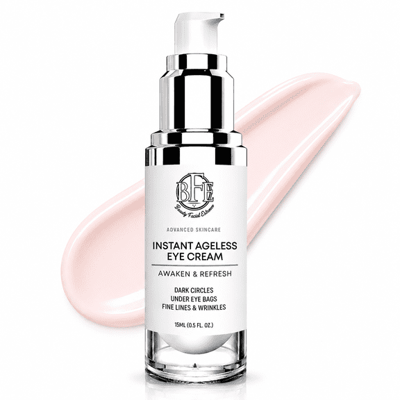 Instant Eye Tightener Cream - Reduces Under Eye Puffiness, Bags, Dark Circles. Lift Technology to Tighten & Firm Sagging Skin Around Eyes. Smooths Away Crows Feet, Fine Lines & Wrinkles.