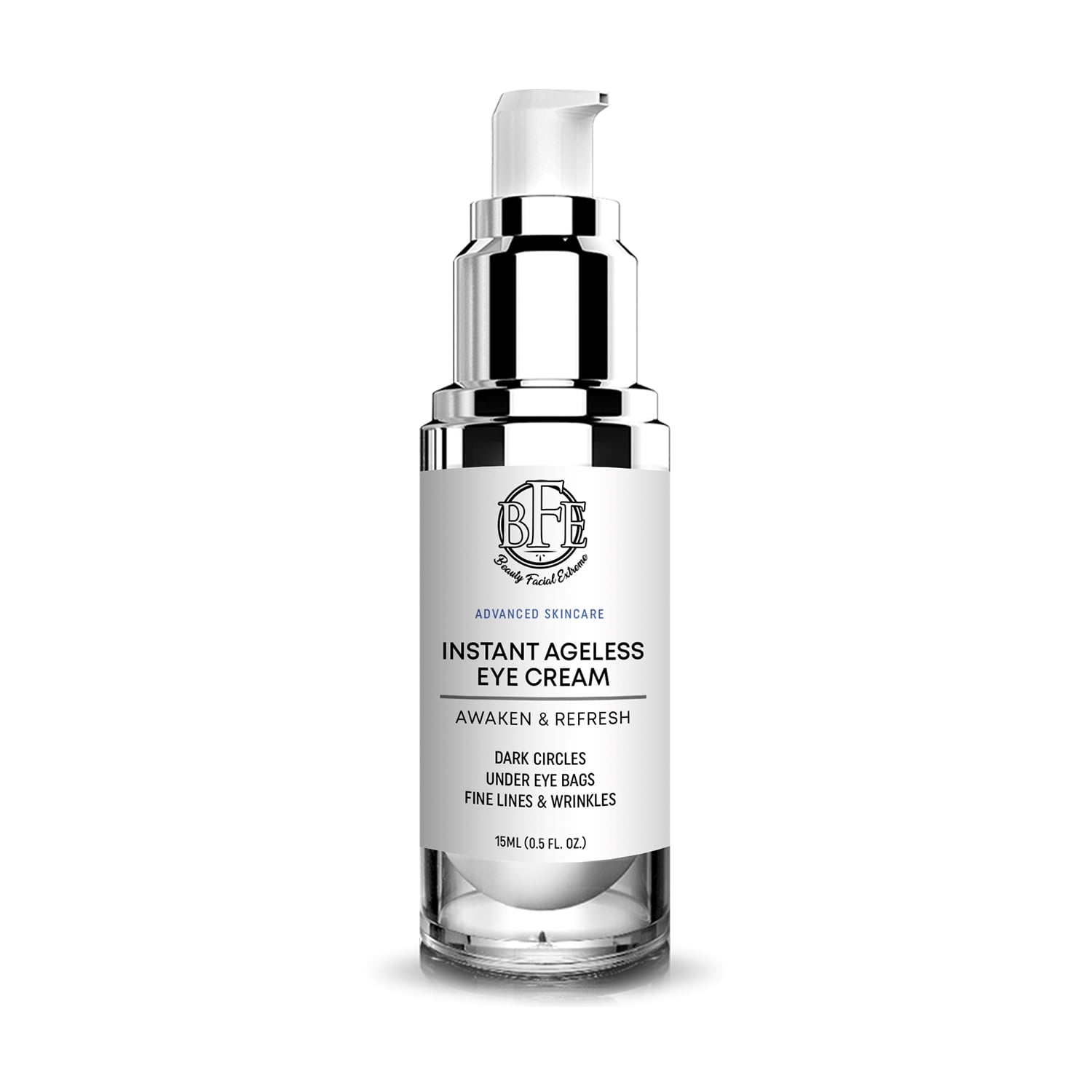 Instant Ageless Eye Cream Dark Circles Under Eye Puffiness Remover. Lift Technology to Tighten Firm Lift Sagging Skin Around Eyes. Smooths Away