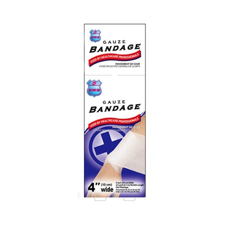Instant Aid- 4 Inch Wide Gauze Bandage (Pack of 3) By Purest