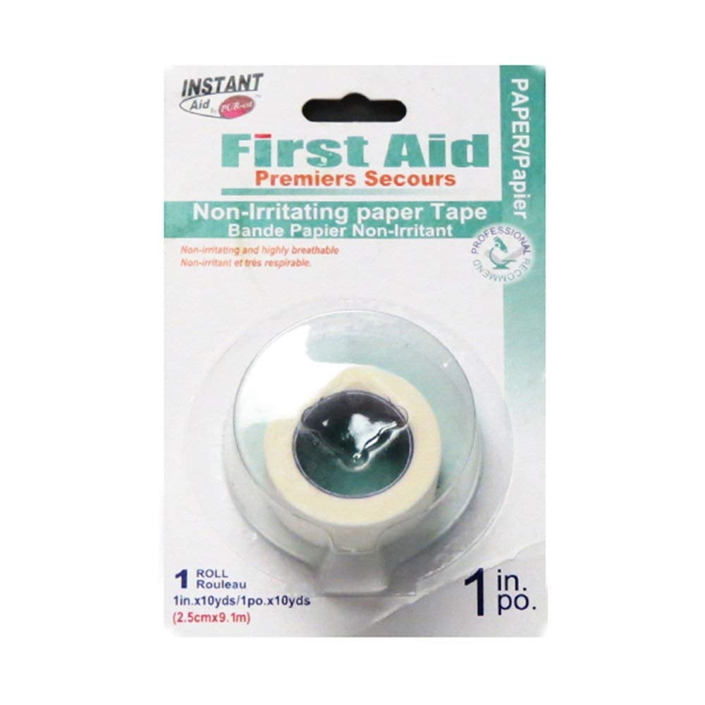 Instant Aid- First Aid Non-Irritating Paper Tape (1 Roll) (Pack of 3) By Purest