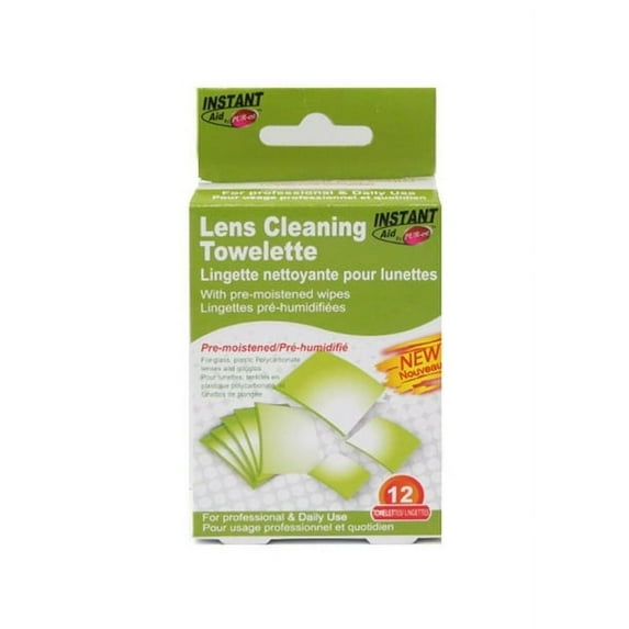 Instant Aid- Lens Cleaning Towelette (12 In 1 Pack) 312819 by Purest
