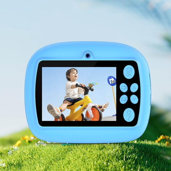 Instant Camera, Children's Instant Print Camera With 6ml Color Pens 1080P Recording 2.4 Inch Screen 48 Megapixel Lightweight Portable For Kids Photography