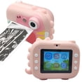 thumbnail image 1 of Instant Camera for Kids, Mini Thermal Printing Camera, No Ink Required, 48MP Camera,1080P HD Video, 32G TF Card, 3 Print Paper, 2.4 Inch Color Screen, Cute Animal Cartoon Design, 1 of 11