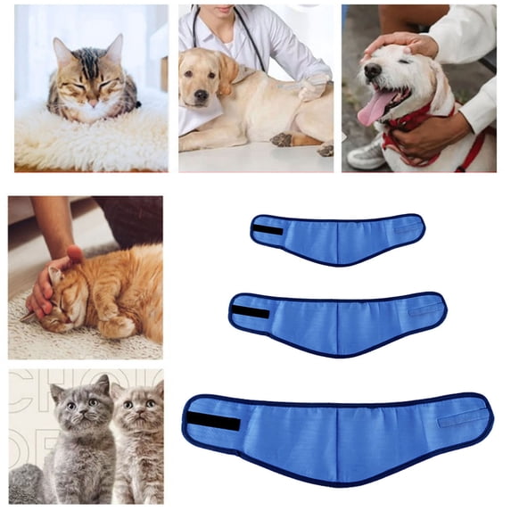 Instant Chill Ice Dog Bandana Reusable Adjustable Pet Scarf Outdoor Summer Heat Wrap For All Size Dogs