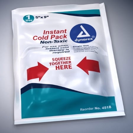 Instant Cold Pack General Purpose 5 X 9 Inch Single Use Case of 24 - 2 Pack