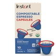 thumbnail image 1 of Instant Compostable Espresso Capsules, Ristretto Dark Roast, 10 capsules, 1 of 7