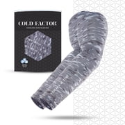 Cold Factor Instant Cooling UV Arm Sleeves - Small, Camo, Polyester spandex, All Ages