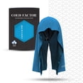 thumbnail image 1 of Cold Factor Instant Cooling Hoodie - Blue, One Size – Lightweight, UPF 50+ Sun Protection, Sweat-Wicking for Running, Hiking & Outdoor Sports, 1 of 8
