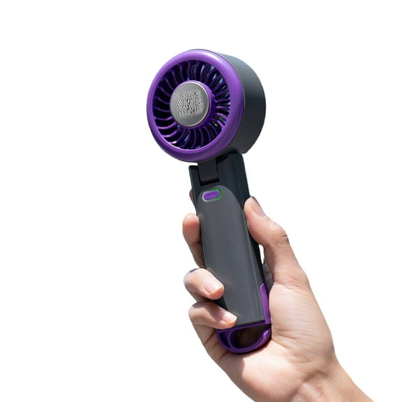 Instant Cooling Neck & Desk Fan with Cooling Pad | Foldable Hands-Free Mini USB Fan | Quiet 5-Speed Portable Cooling Device for Face, Makeup, Travel, Gym, Outdoor – 2000mAh Rechargeable Battery