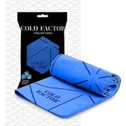 Cold Factor Instant Cooling PVA Towel - Blue, 29.5" x 13"