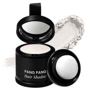 Instant Coverage Root Touch Up Hairline Powder for Women, Waterproof Sweat Resistant Hair Line Shadow Powder Covers Thinning Areas Gray Hair Roots, White, 0.35 oz