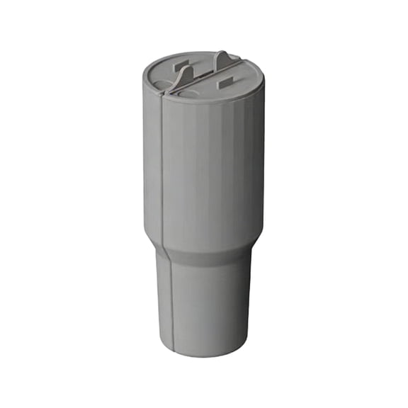 Instant-Cup Flask with Divided Inner Liner, Dual-Chamber Drink Container for Two Flavors, Reusable Portable Cup Organizer for Coffee and Tea