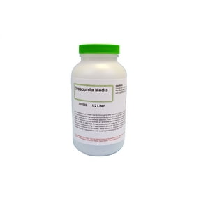 Instant Drosophila Medium, White - For Cultivation of Fruit Flies - 1/2 Liter Bottle Makes 30-40 Standard Cultures - The Curated Chemical Collection by Innovating Science