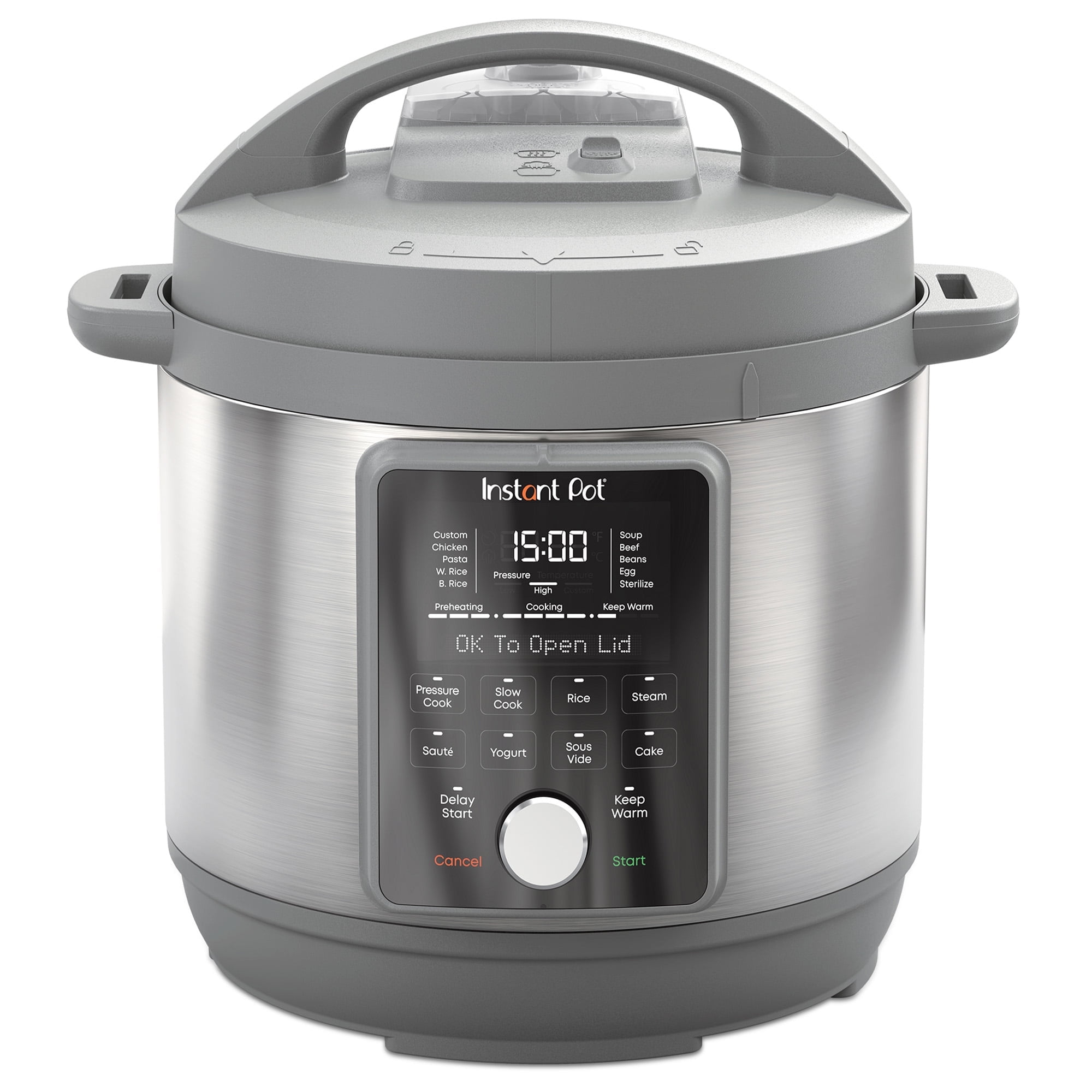 Instant Pot 8Qt Duo Plus 9-in-1 Multi-Cooker with Whisper-Quiet Steam Release, Pressure Cooker, Slow Rice Cooker, Steamer, Saut, Yogurt Maker, Warmer & Sterilizer, Stainles Steel
