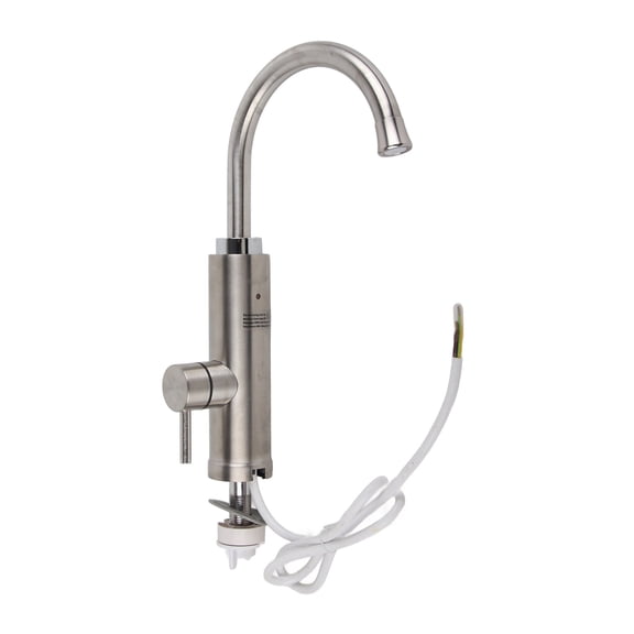 Instant Electric Water Heater Faucet, Stainless Steel Tankless Kitchen Tap, Cold & Hot Dual Use, 3-Second Fast Heating for Household Kitchen