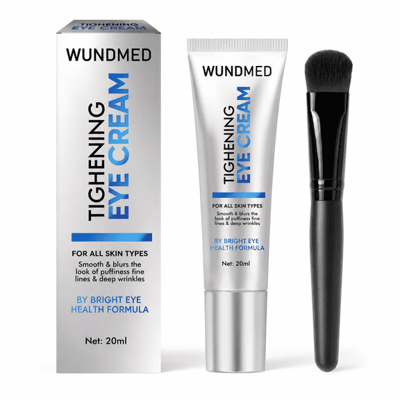 WUNDMED Gentle Eye Cream for Fine Lines & Puffiness, Hydrating & Smoothing Under Eye Moisturizer, 30ml