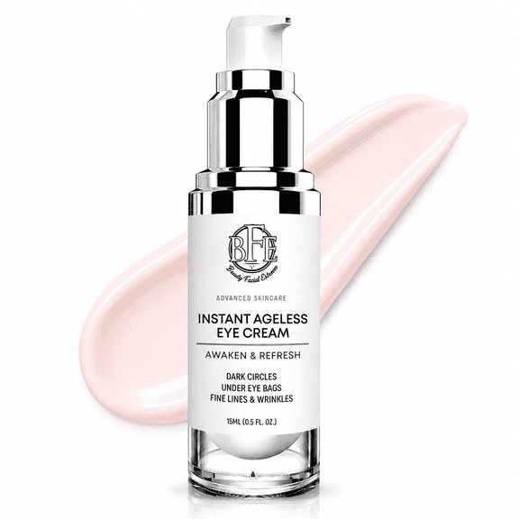 Instant Eye Tightener Cream - Reduces Under Eye Puffiness, Bags, Dark Circles. Lift Technology to Tighten & Firm Sagging Skin Around Eyes. Smooths Away Crow’s Feet, Fine Lines & Wrinkles.