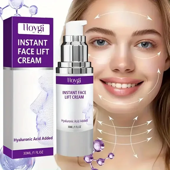 Instant Face Lift Cream, Contains Kojic Acid, Collagen and Retinol, Keeping Skin Hydrated, Moisturizing Skin, Provideing Lasting Hydration Alcohol-Free for All Skin Types 30ml/1.05fl.oz