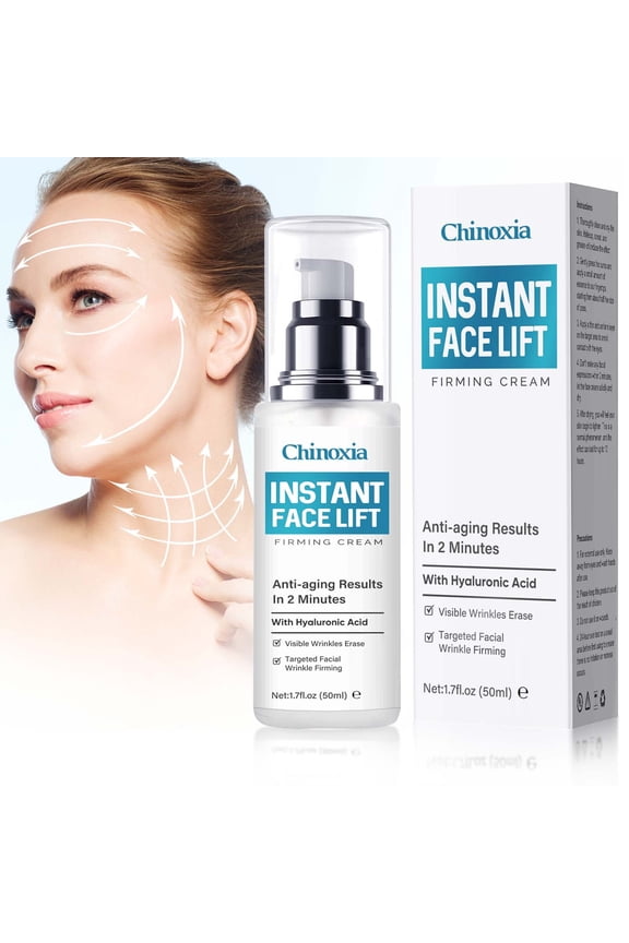 Instant Face Lift Cream, Temporary Skin Lifting Face Cream, Smoothing Wrinkles, Fine Lines & Puffiness, 1.7oz