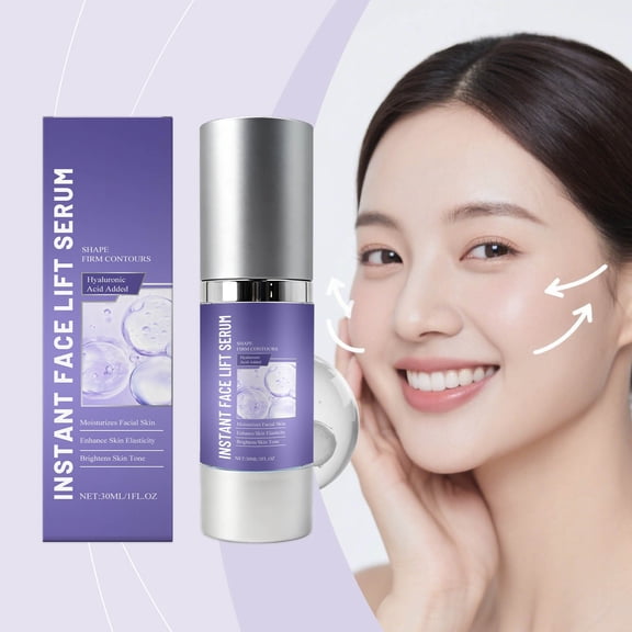 Instant Face Lift Cream, Tightening & Firming Anti-Wrinkle Cream with Peptides & Botanical Extracts, Smooths Wrinkles & Eye Bags, 30ml Bottle