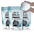 thumbnail image 1 of Let It Snow Instant Fake Snow Powder, USA-Made for Kids, Holiday Decor, Sensory Play & Slime –3 Pack, 1 of 9