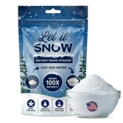 Instant Fake Snow for Slime Made in USA Safe & Easy Artificial Snow Powder