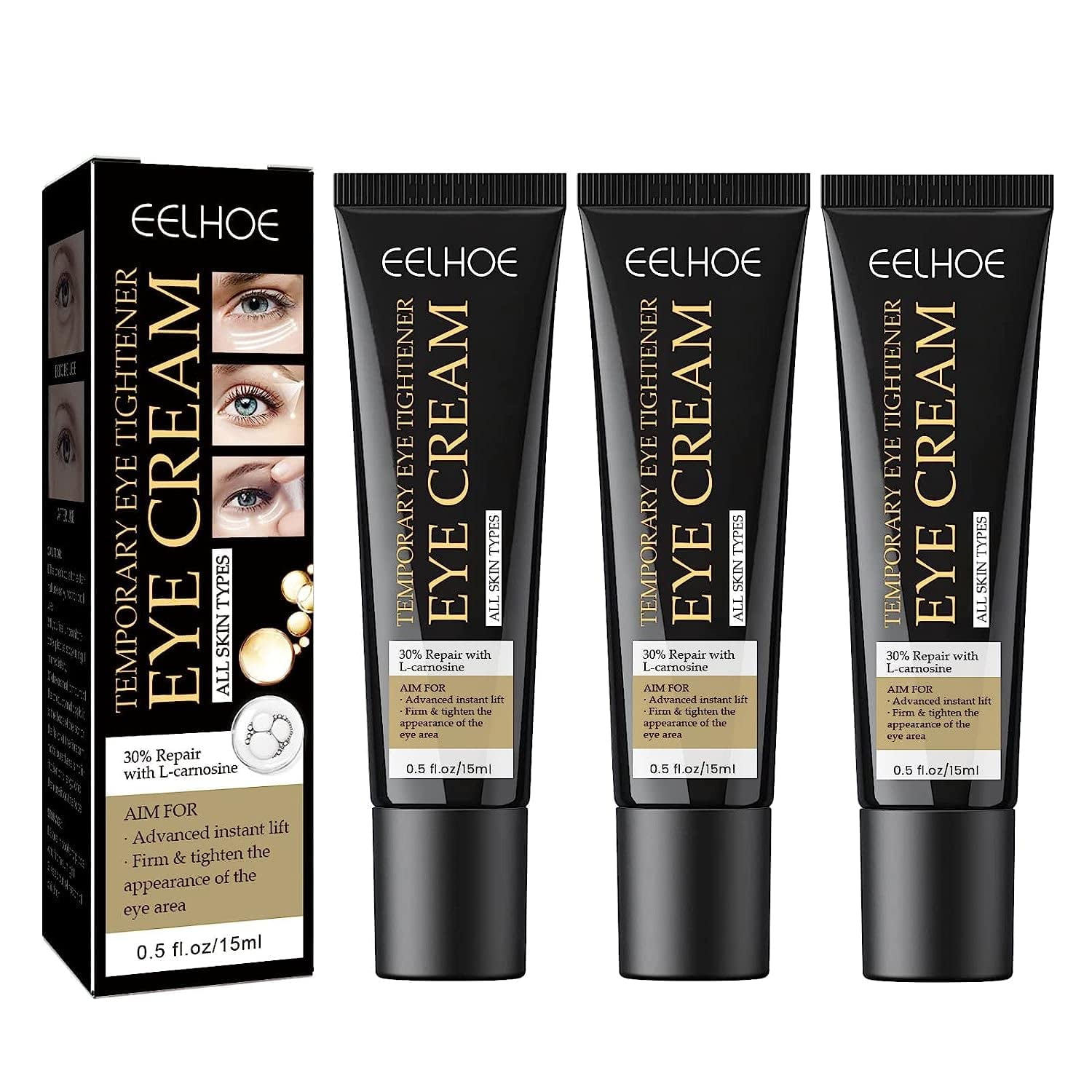 Instant Firming Eye Cream， reduces wrinkles, dark circles and bags