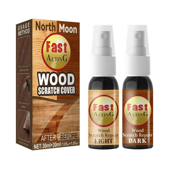 Instant Fix Wood Scratch Furniture Floor Remover Repair + 30ml Spray Tool J9H2