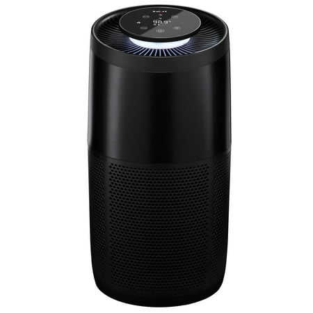 Instant - HEPA Air Purifier for Large Rooms Removes 99.9% of Dust, Smoke, & Pollen with Plasma Ion Technology - Charcoal