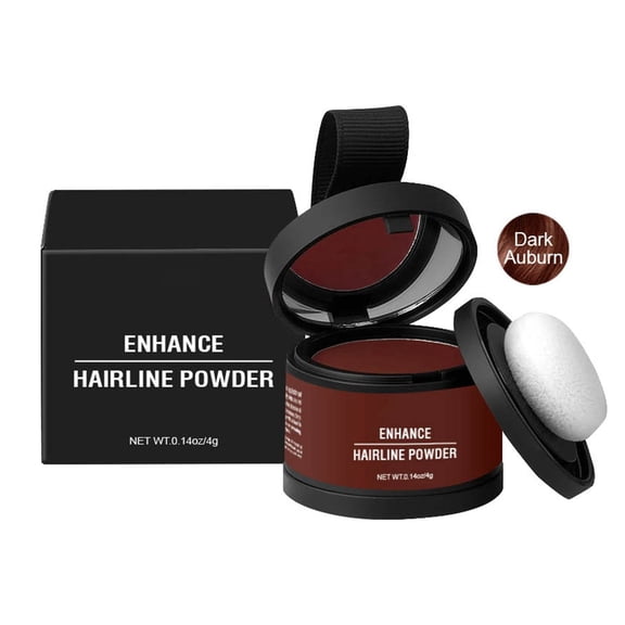 Instant Hairline Powder for Root Touch Up, Effectively Conceals Thinning Hair and Enhances Hairline, Long Lasting Hair Powder for Men and Women - D