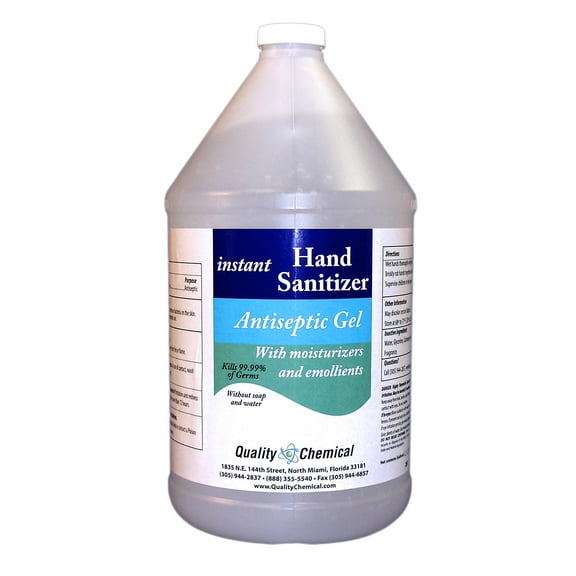 Instant Hand Sanitizer - Gel Type - with Ethanol - 1 gallon (128 oz.)