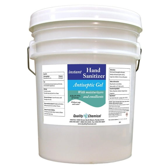 Instant Hand Sanitizer - Gel Type - with Ethanol - 5 gallon pail