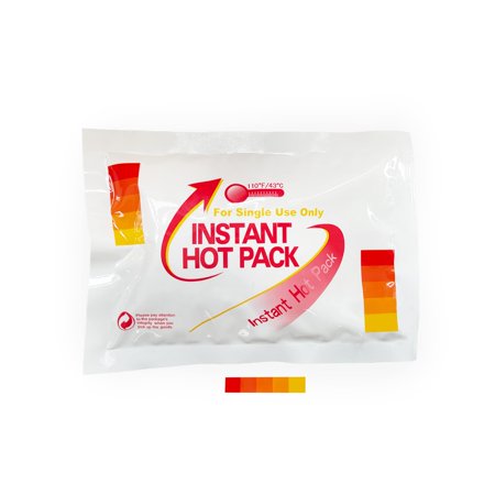 Instant Hot Packs, Disposable Heat Therapy Patches, 10 Count, 6 x 8 in