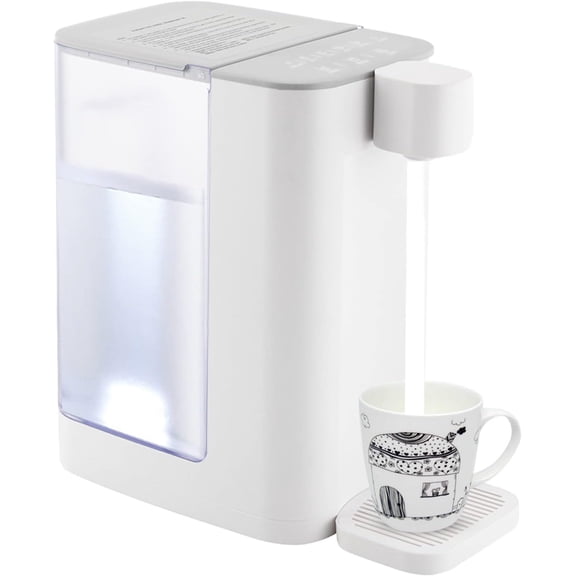 Instant Hot Water Dispenser, 1600W 3L/102oz Electric Kettles Instant Hot Water Dispenser w/Temperature Control & Luminous Light & Safety Lock for Various Occasions, Including Homes, Offices