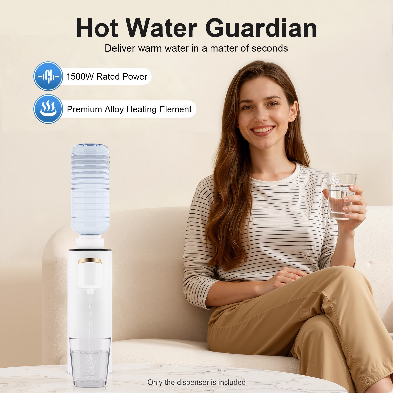 Instant Hot Water Dispenser Baby Bottle Warmer Formula Dispenser Mineral/Bottled for Families, Restaurants