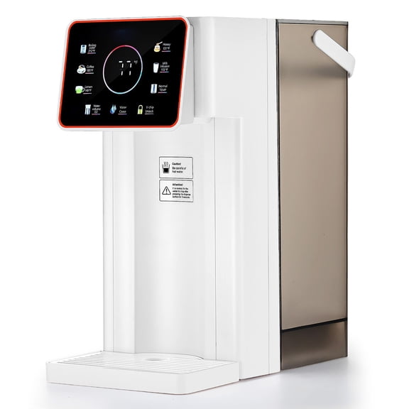 Instant Hot Water Dispenser Countertop, 6 Temps & 7 Volumes with 101oz Tank, Touchscreen & Child Lock, Quick Heating for Home