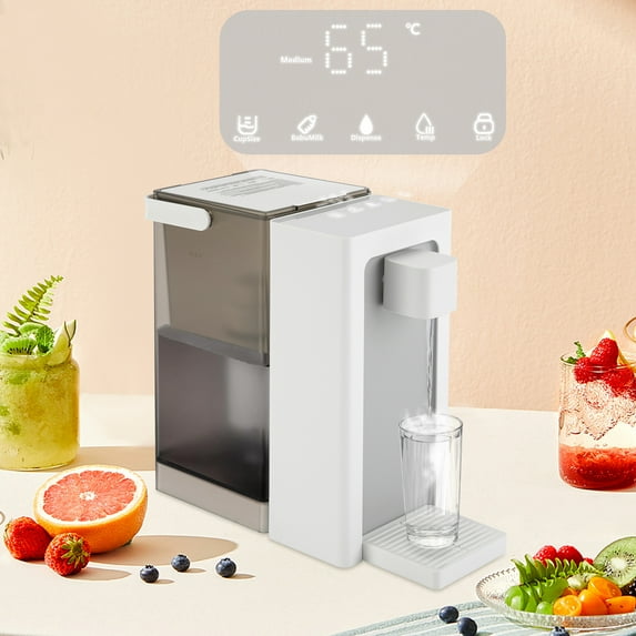 Instant Hot Water Filter Dispenser, Countertop Water Filter System, Water Dispenser with 5 Temperatures & 3 Volume Settings & Safety Lock