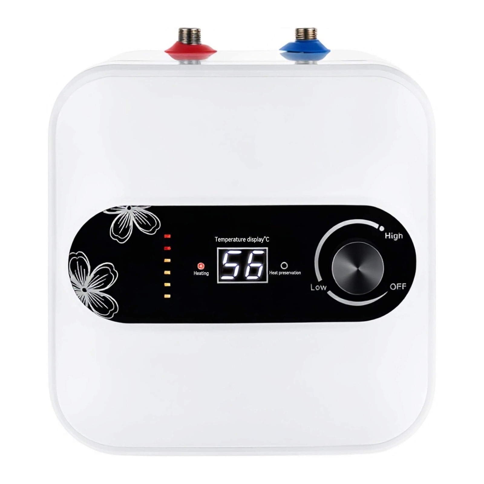 Instant Hot Water Heater 4 Gallon, 1500W Electric Mini Tank Water Heater for RV, Rapid Heating with Auto Shut-Off, IPX4 Waterproof, 150 Psi Pressure Resistance