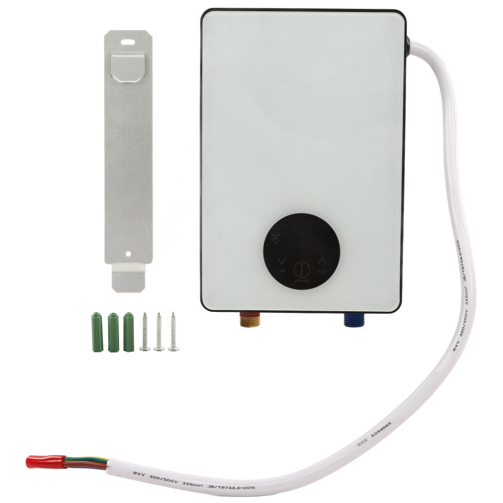 Instant Hot Water Heater 4500W Digital Display Touch Control Smart