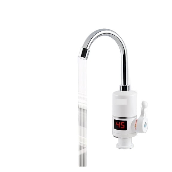 Instant Hot Water Heater Tap Fast Instantaneous Thermostat For Water Heater Electrical Faucet Temperature Display - Easy DIY Install