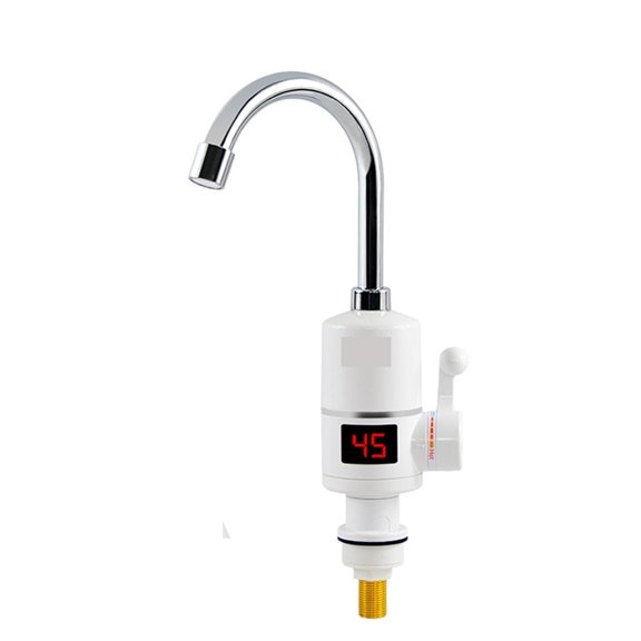 Instant Hot Water Heater Tap,Fast Instantaneous Thermostat For Water Heater,Electrical Faucet Temperature Display - Easy DIY Install