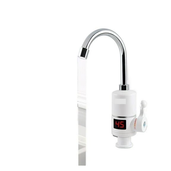 Instant Hot Water Heater Tap Fast Instantaneous Thermostat For Water Heater Electrical Faucet Temperature Display ,Easy to Install