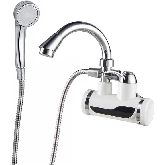 Instant Hot Water Tap Electric Kitchen Faucet heater Heating LED Digital Display , 4