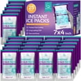 thumbnail image 1 of AllSett Health Instant Cold Pack Set, Single Use Ice Packs, 7" x 4", 25 Count, 1 of 7