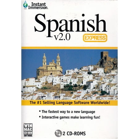 Instant Immersion Language Learning Spanish Express 2.0 CDRom - The fastest way to learn Spanish