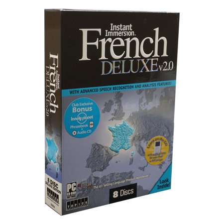 Instant Immersion Learn to Speak French Language for Beginners - 4 Audio CD Set
