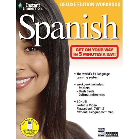 Pre-Owned Instant Immersion Spanish - Deluxe Edition Workbook (Paperback) 1600773990 9781600773990