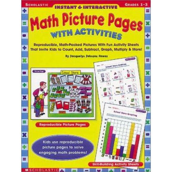 Pre-Owned Instant & Interactive Math Picture Pages With Activites (Paperback) 0439077486 9780439077484